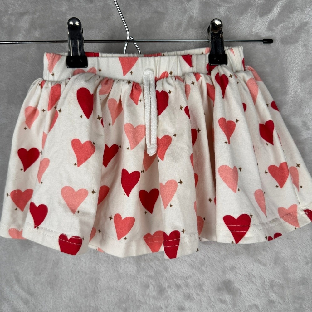 Valentines Heart Skirt‎ Chubby Plum Girls Skirt 2T Pink Red Hearts Ruffle shorts